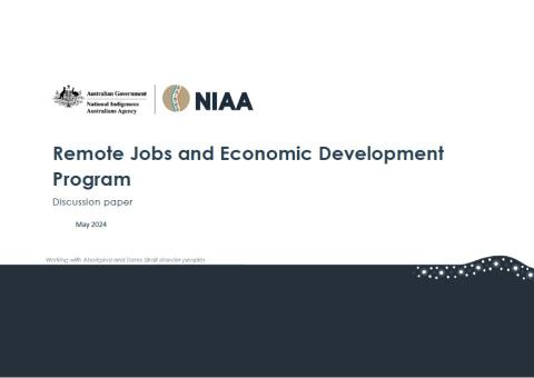 Remote Jobs and Economic Development Program Discussion Paper