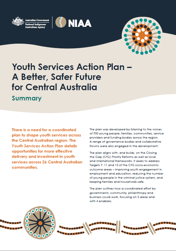Youth Services Central Action Plan