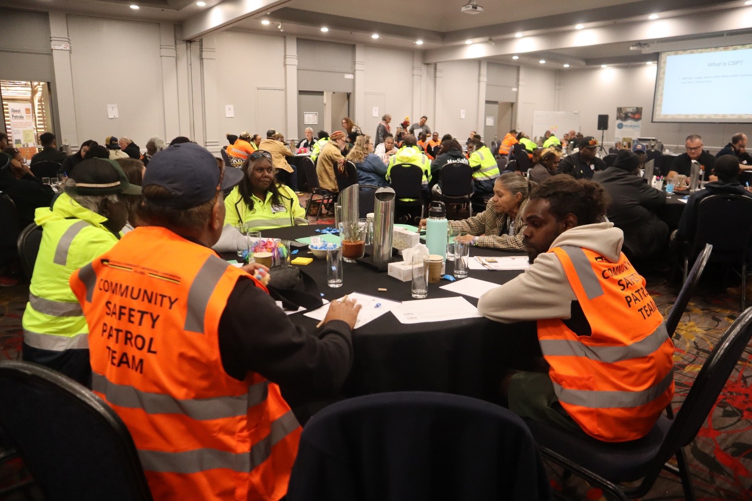 The Central Australia Community Safety Patrollers forum, May 2025 provided a valuable opportunity for over 90 Community Safety Patrollers from across the Central Australia, Barkly, and APY regions to celebrate successes and discuss issues that matter to their work.