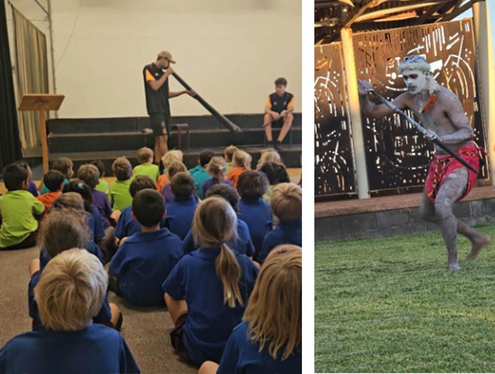 Students participating in the Johnny Garlett Cultural and Motivational Workshops