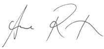 Anne Ruston signature