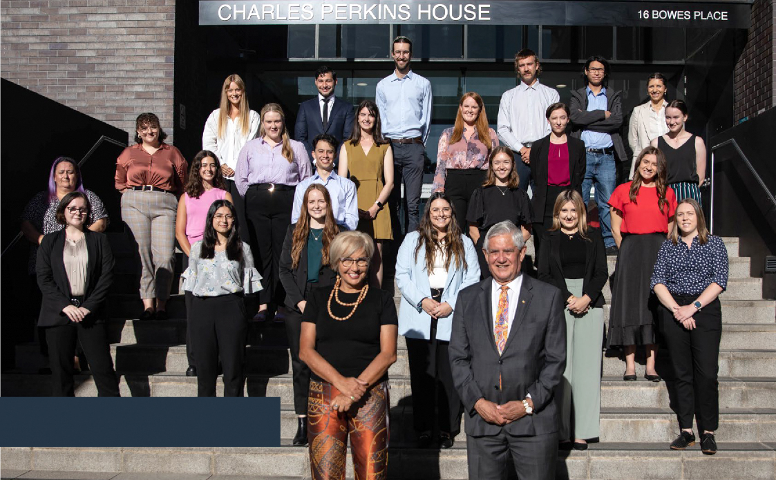 The Hon Ken Wyatt AM MP with Jody Broun and graduates