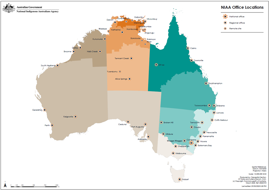 Offices around Australia