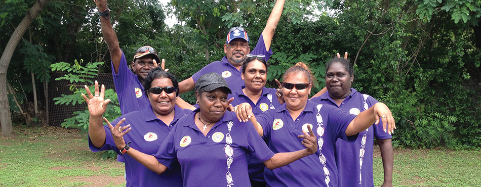 Remote School Attendance team from Normanton State School in Far North Queensland celebrating the start of the school year with a fun day themed: School is Cool!