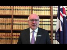 Embedded thumbnail for Senator the Hon George Brandis QC 