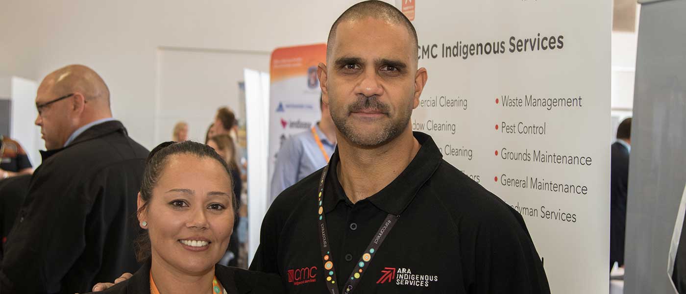 Michael O'Loghlin and General Manager, ARA Indigenous Services/CMC, Suzanne Grech