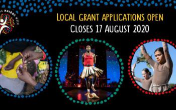 Celebrating NAIDOC Week. Local Grant Applications Open. Closes 17 August 2020.