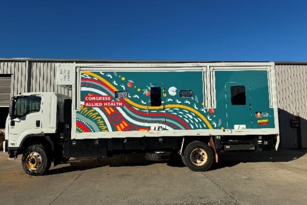 2. The new mobile clinic ready to hit the road.