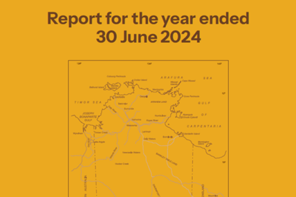 Aboriginal Land Commissioner Report for the year ended 30 June 2024 cover