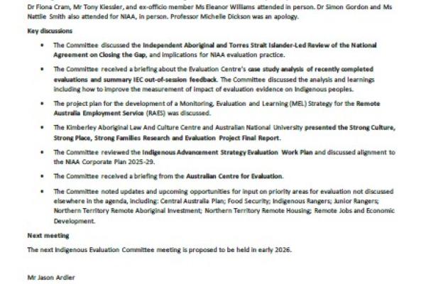 Indigenous Evaluation Committee thumbnail