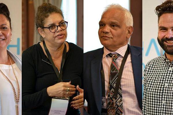 Image of four members of the Indigenous Public Servant Forum