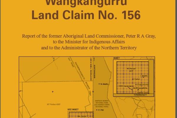 Wangkangurru Land Claim No. 156