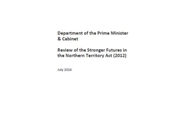 Stronger Futures in the Northern Territory