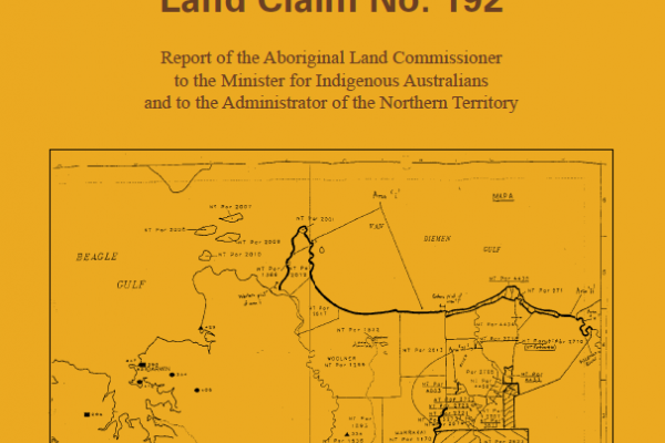 Woolner / Mary River Region Land Claim No. 192 Report