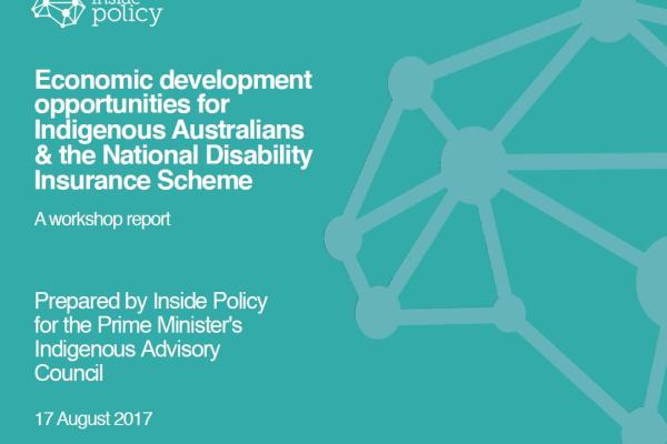 Economic development opportunities for Indigenous Australians & the National Disability Insurance Scheme