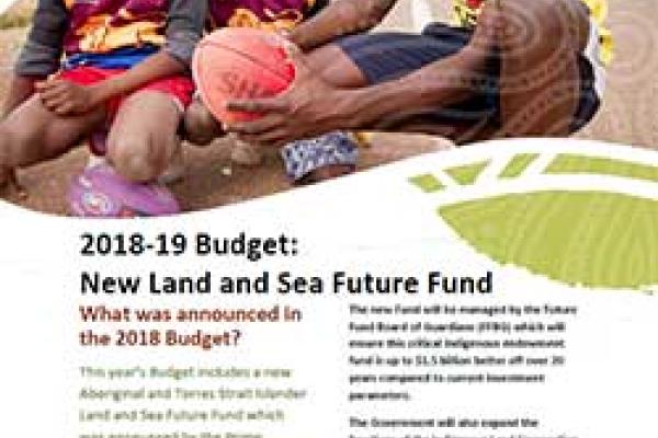 2018-19 Budget: New Land and Sea Future Fund