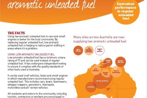 Low aromatic unleaded: Information for retailers