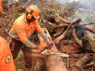 Fire management on Githabul country. Photo: © Wayne Hippi