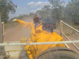 Mimal Rangers burning country. Photo © Northern Land Council