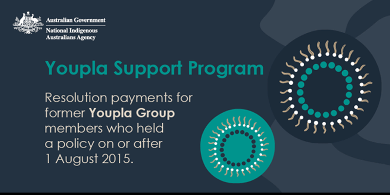 Youpla Support Program. Resolution payments for former Youpla Group members who held a policy on or after 1 August 2015.