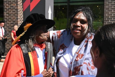 Dr Helen Rogers and Regina Rogers