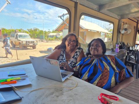 Marina Pyro and Regina Rogers