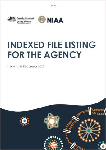 NIAA Harradine July - December 2025