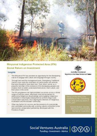 Social Return on Investment analysis of the Minyumai Indigenous Protected Area