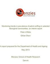 Monitoring trends in prevalence of petrol sniffing in selected Aboriginal communities: an interim report