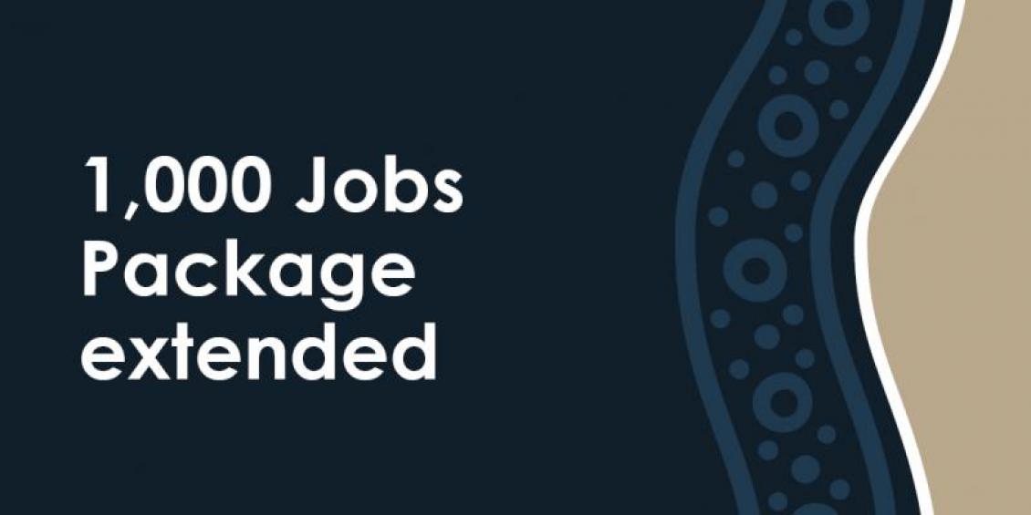 1,000 Jobs Package extended