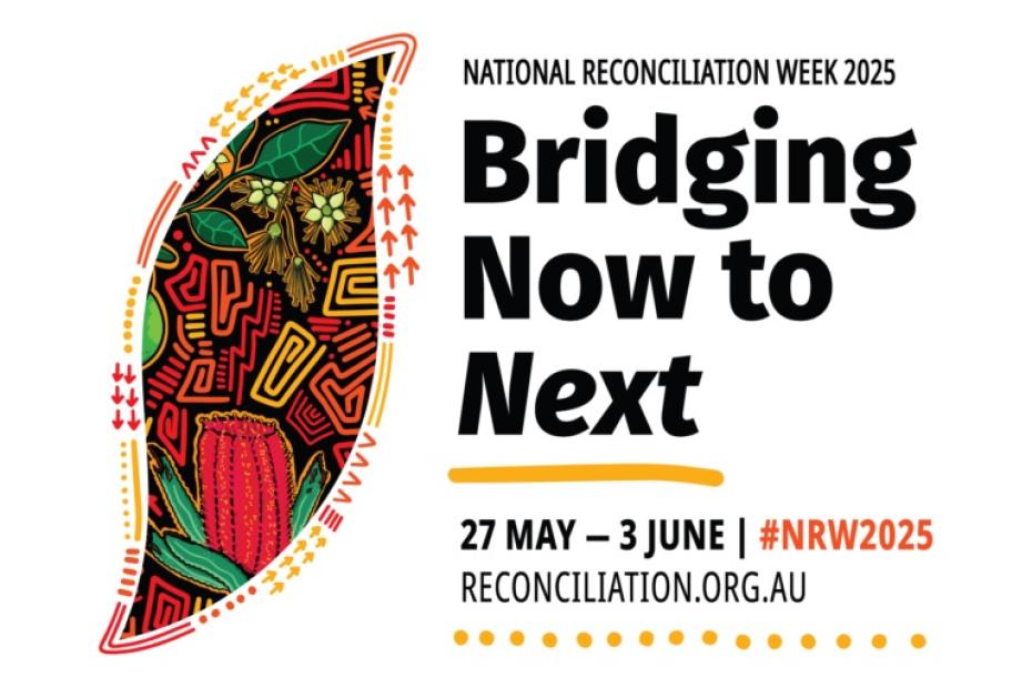 Bridging now to next - NAIDOC banner