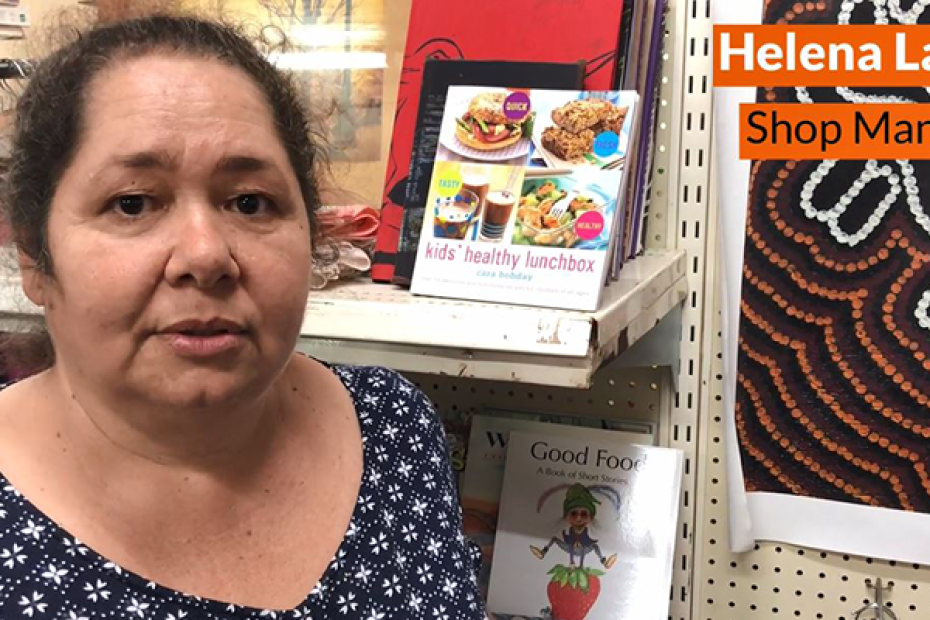 Image of shop manager Helena Lardy