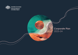 National Indigenous Australians Agency Corporate Plan 2023-24 cover
